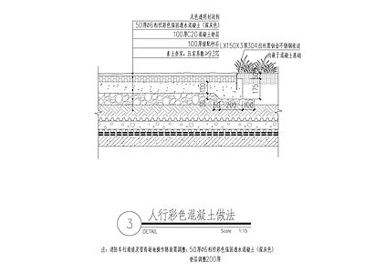 铺装 彩色透水混凝土