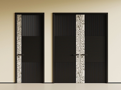 意式极简单开门 双开门