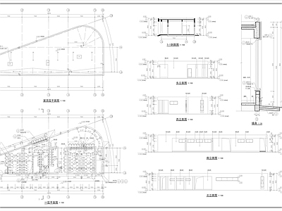 公厕 325平卫生间 公共卫生间建筑图 结构图