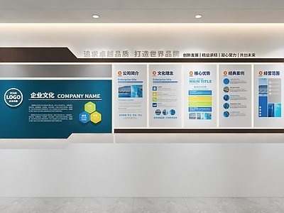 其他办公空间 企业文化墙 公司文化墙