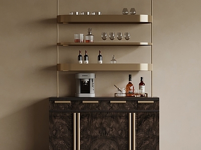 中古风酒柜