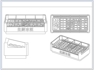 电器 冷柜冰柜展示柜