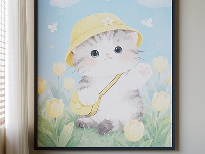 现代简约儿童挂画