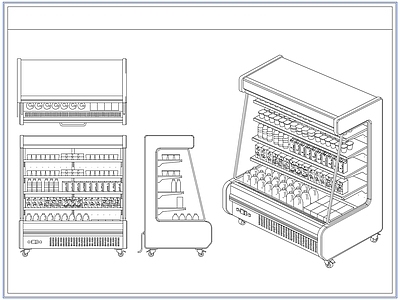 电器 冰柜冷藏柜展示柜