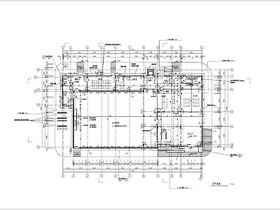 社区商业中心 智慧运营中心 厂房改造施工图 建筑施工图 现代简约风格