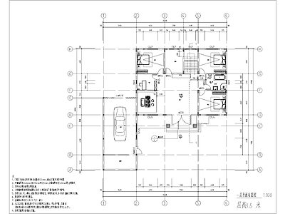 别墅建筑 自建房别墅施工图 简欧风格别墅 建筑施工图 节点大样施工图