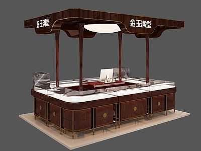 新中式珠宝店 珠宝 珠宝店 中岛店 珠宝中岛店