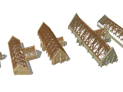 欧式古建风格建筑