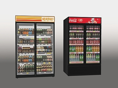 现代冰柜 冰柜 冷藏柜 饮料柜 展柜 保鲜柜
