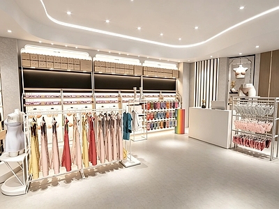 现代简约服装店 内衣店