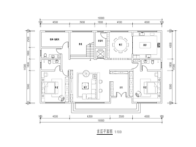 别墅建筑 别墅 四开间 自建房