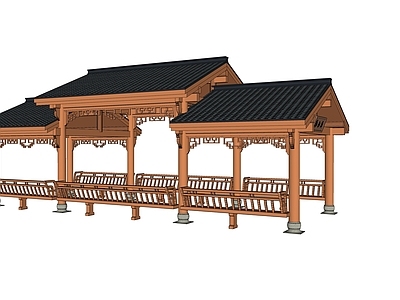 中式古建古建筑
