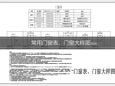窗节点 门窗大样