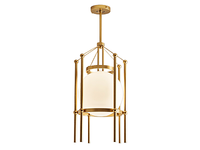 轻奢吊灯 中古法式金属吊灯 球形别墅吊灯 artdeco 1930s
