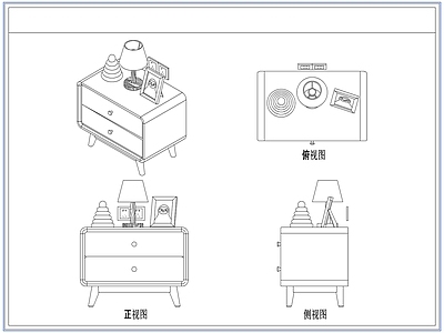 柜子 北欧床头柜