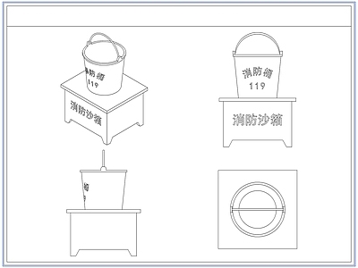 综合器材设备图库 消防灭火器箱