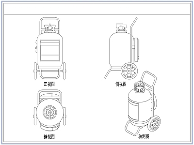 综合器材设备图库 消防灭火器