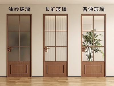 中古风单开门 法式玻璃门 平开门 玻璃单开门 长虹玻璃门 油砂玻璃门