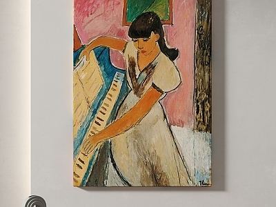 现代简约落地画 现代简约抽象挂画