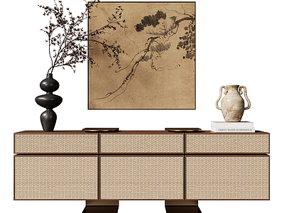 中古风玄关柜