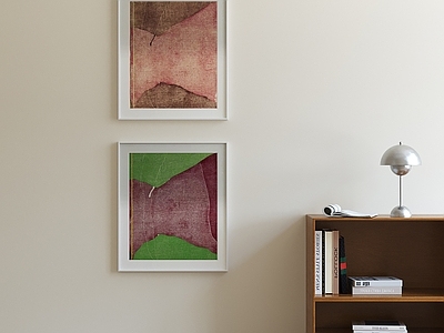 中古风组合画 抽象挂画 简约挂画