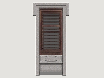 美式百叶窗 海派建筑门窗 欧式建筑窗户