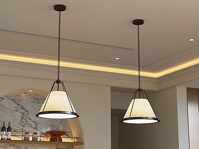 奶油风吊灯 吊灯 悬挂灯具 天花板灯 照明灯具 室内灯