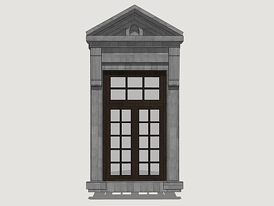 欧式古建双开门 海派建筑门窗 欧式建筑窗户 民国风建筑窗户