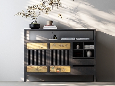 新中式餐边柜