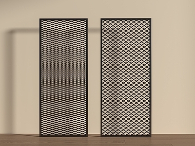 现代简约隔断 现代冲孔板隔断