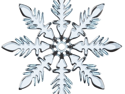 挂件 卡通雪花