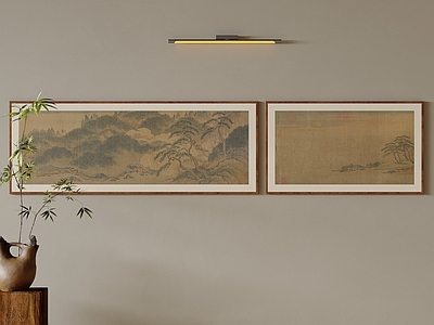 新中式山水画 宋氏挂画