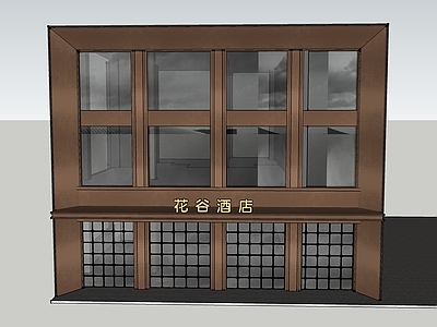 轻奢酒店入口