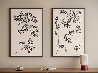 现代简约组合画 法式中古风挂画