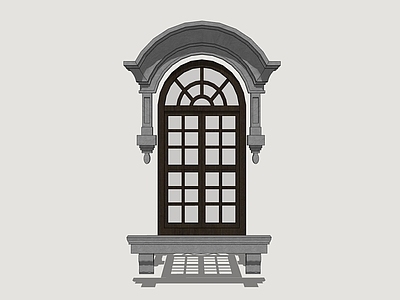 欧式平开窗 海派建筑门窗 欧式建筑窗户 民国风建筑窗户