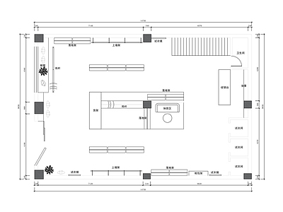 服装店 专卖店 现代 服装店布置图
