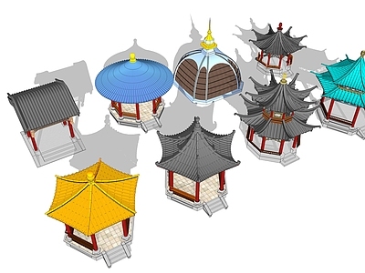 中式古建亭子