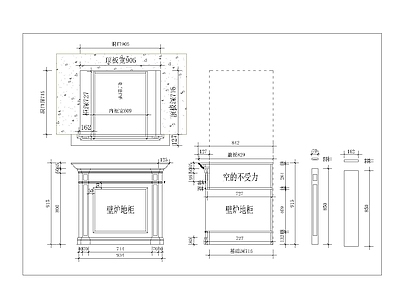 家具图库 欧式壁炉地柜 壁炉地柜 欧式壁炉 欧式壁炉