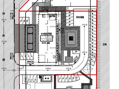 其他办公工业景观 某司法所 景观全套图纸 全套带水电结构