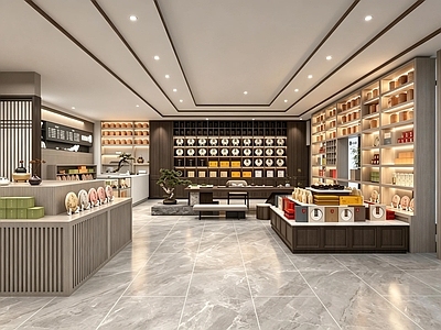 新中式茶叶店 茶叶店