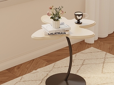 奶油风边几