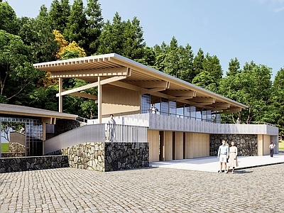 新中式驿站 乡村公共建筑