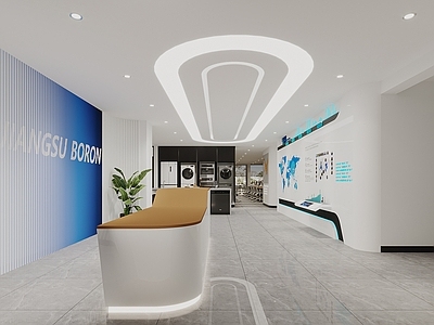 现代简约办公大厅