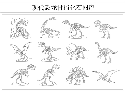 动物 恐龙化石