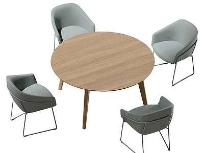原木风餐桌椅 北欧风桌椅 现代桌椅 餐桌椅 洽谈桌椅