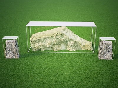 极简景观石 现代石碑 造像碑雕塑小品