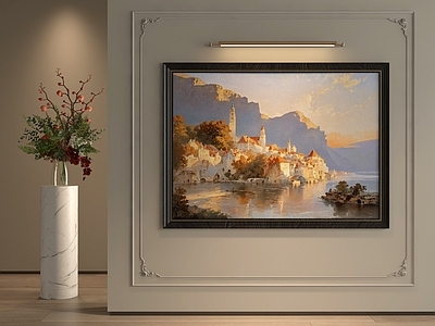 法式儿童挂画 法式装饰画油画