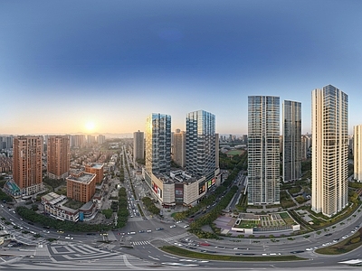 现代城市HDR