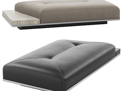 意式极简沙发凳 minotti