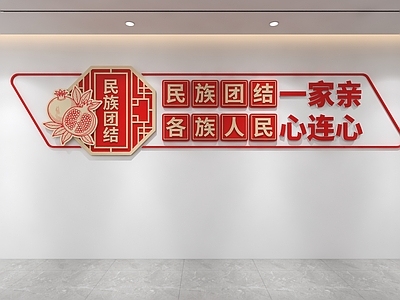 文化墙 民族团结文化墙 党建文化墙